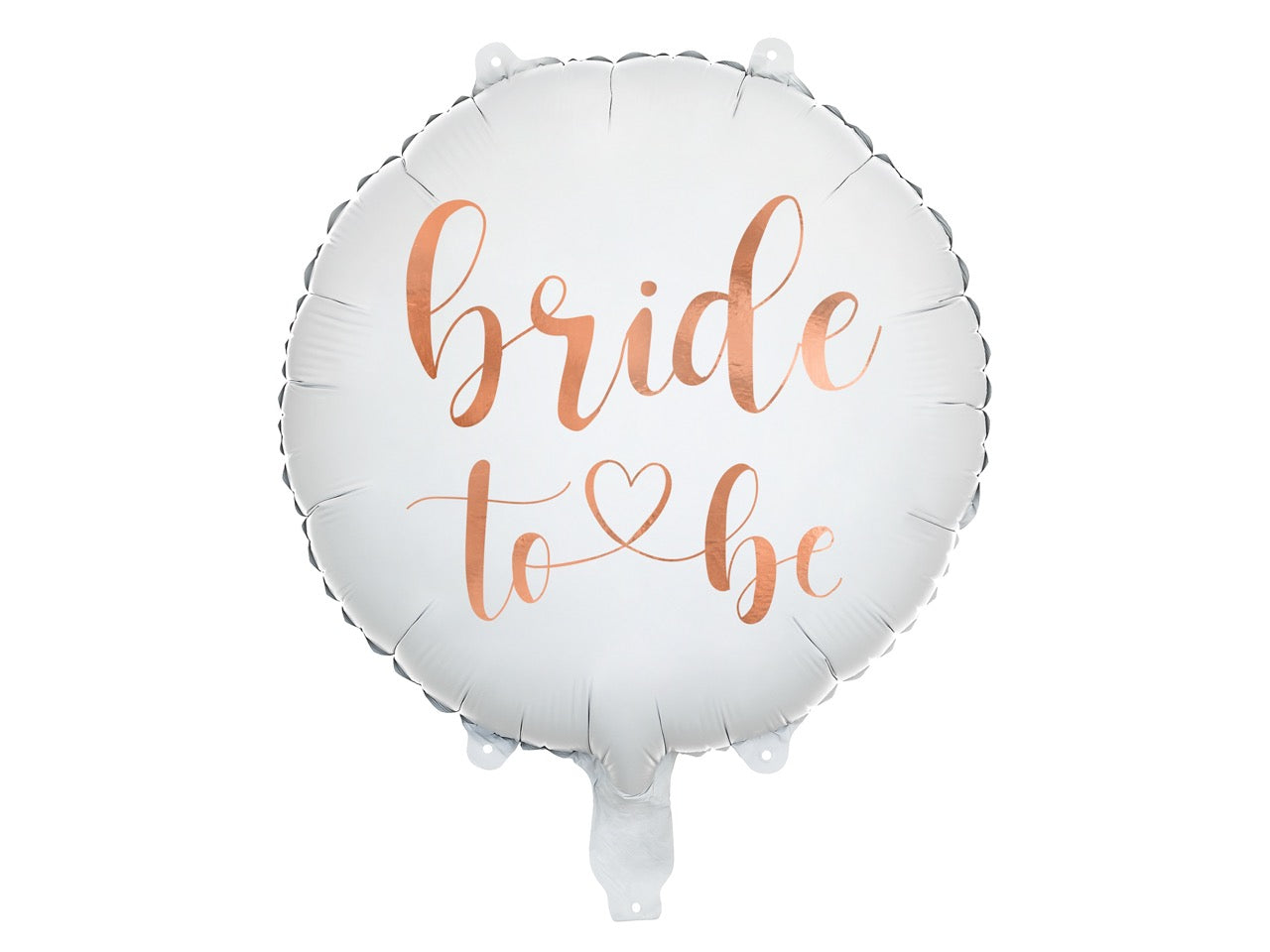 Balon Din Folie Bride To Be, 45Cm, Alb Roz