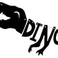 Banner Dinozaur - T-Rex, Negru, 20x90 cm