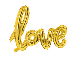 Balon Din Folie Love, 73X59Cm Auriu