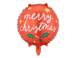 Balon Din Folie Merry Christmas, 45 Cm