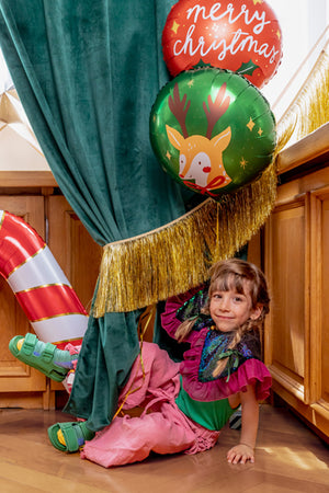 Balon Din Folie Merry Christmas, 45 Cm