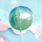 Balon Din Folie Orbz, Albastru Si Verde, 35Cm