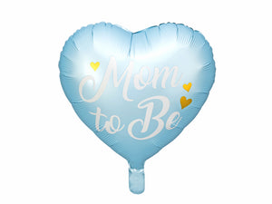 Balon Din Folie Mom To Be, 35Cm, Albastru