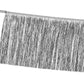 Banner Tip Ghirlandă Cu Franjuri, Argintiu, 1.35 m