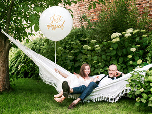 Balon Gigant 1 M, Just Married, Alb