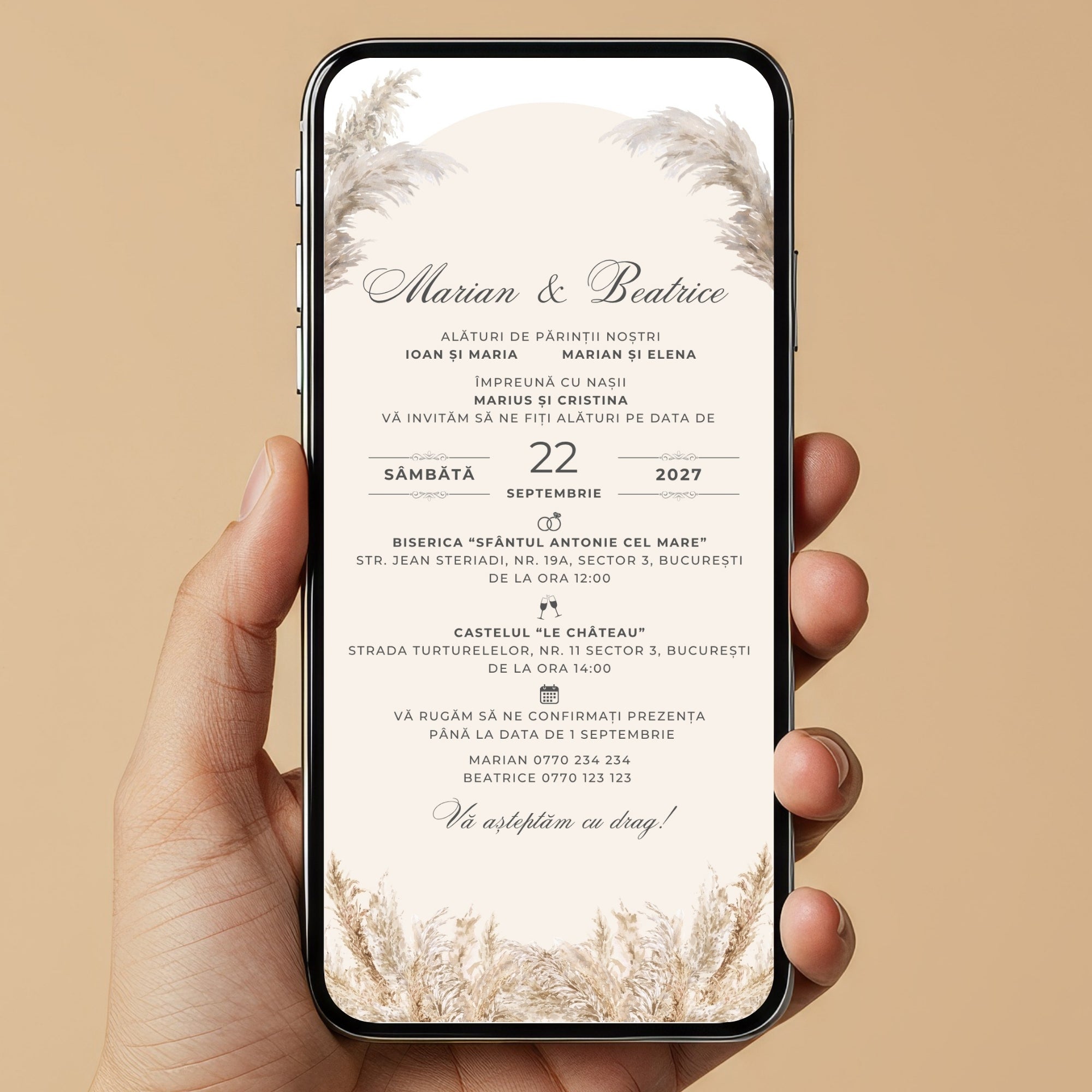 Invitatii de nunta digitale