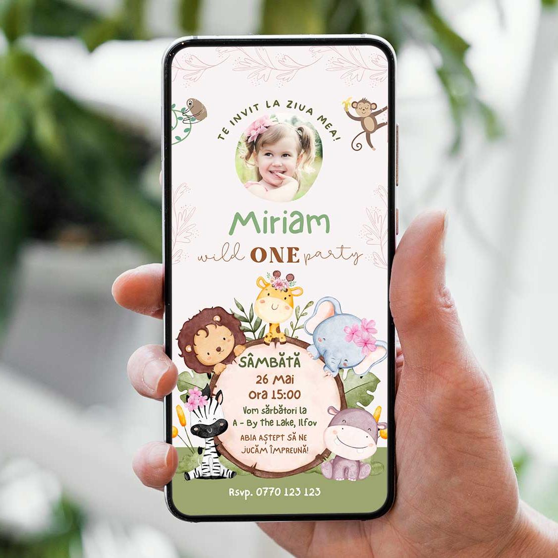 Invitatie Digitala Zi De Nastere Copii