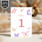 Invitatie Botez Butterfly, Hartie Texturata, Plic Cartonat si Sigiliu Ceara Inclus