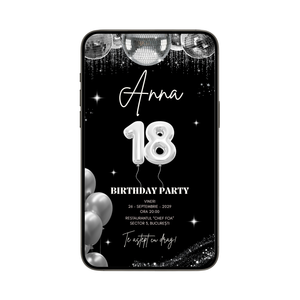 Invitatie Majorat Oldie But Goodie, Format Digital-BalloonEvents.ro