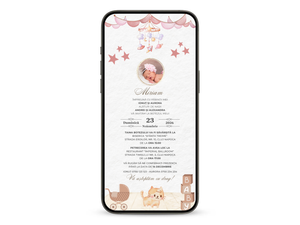 Invitatie Botez Animata GIF, Baby Room