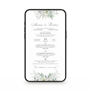Invitatie Cununie Civila Love Journey, Format Digital-BalloonEvents.ro