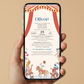 Invitatie Botez Happy Circus, Format Digital