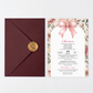 Invitatie Botez Azur, Format Digital