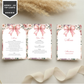 Invitatie Botez Azur, Format Digital
