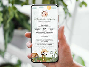 Invitatie Botez Adventure Time, Format Digital