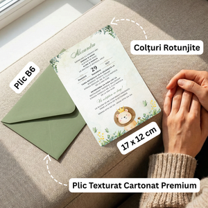 Invitatie + Plic (Print - Minim 30 Buc)