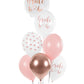 Balon Din Folie Bride To Be, 45Cm, Alb Roz