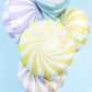 Balon Din Folie Candy, 35Cm, Galben Deschis