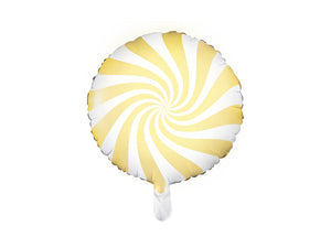 Balon Din Folie Candy, 35Cm, Galben Deschis