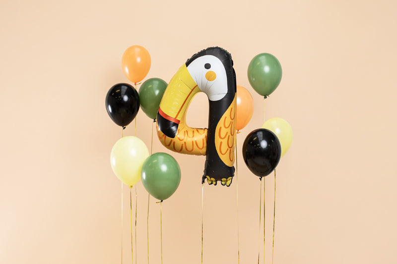 Balon Din Folie Cifra 4 - Tucan, 68X91 Cm