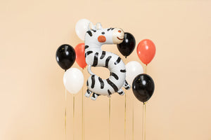 Balon Din Folie Cifra 5 - Zebra, 68X98 Cm