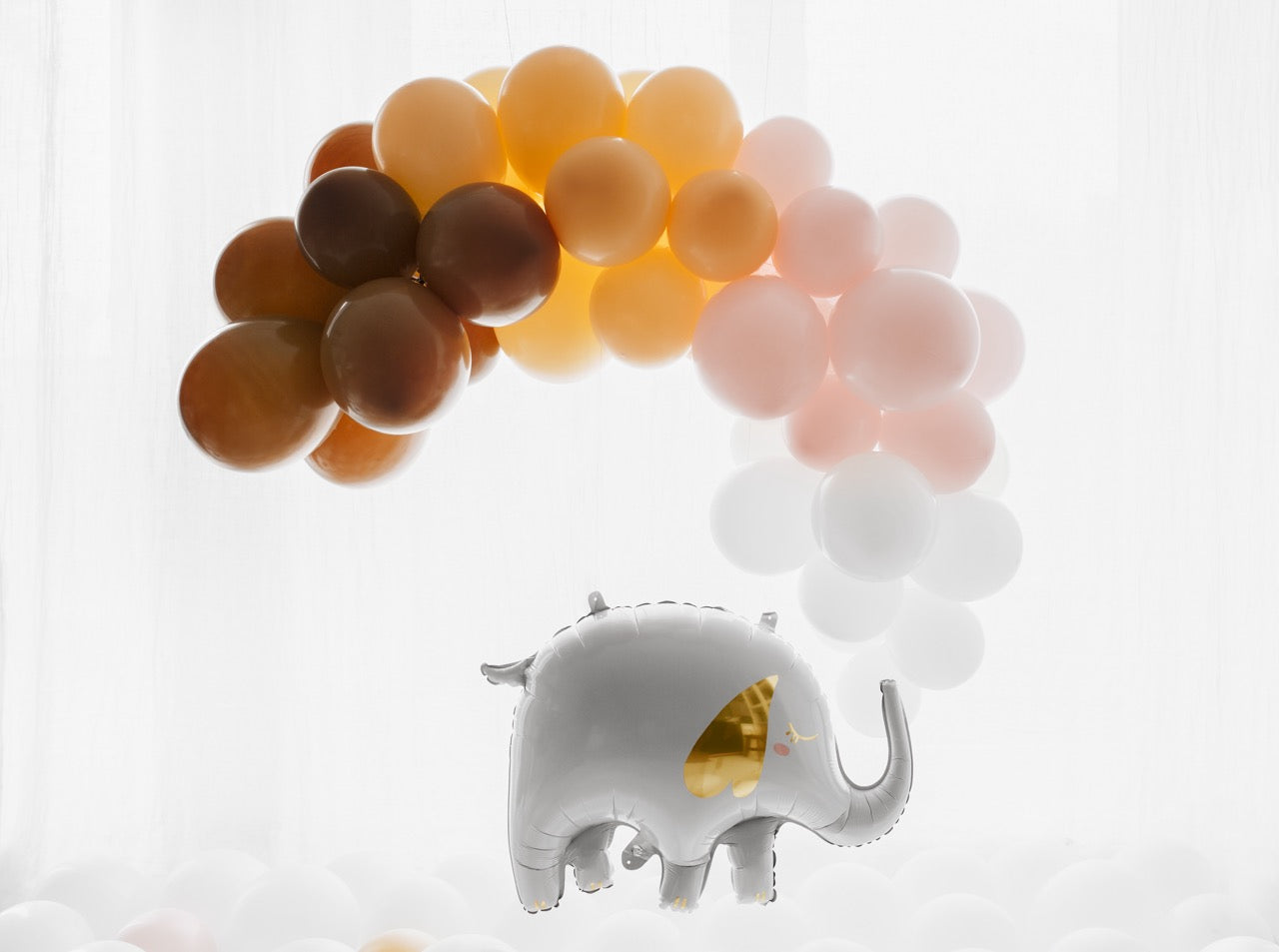 Balon Din Folie Elefant, 83X58 Cm