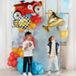 Balon Din Folie, Pilot Formula 1, Happy Birthday, 45 cm