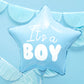 Balon Din Folie Stea - It's A Boy, 48Cm, Albastru Deschis