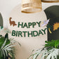 Banner Dinozauri Happy Birthday - Steaguri, 3 m