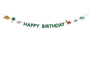 Banner Dinozauri Happy Birthday - Steaguri, 3 m