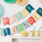 Banner Happy Birthday, Mix, 15 X 175 Cm