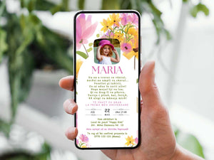 Invitatie Taierea Motului - Turta, Beautiful Little Lady, Format Digital