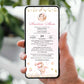 Invitatie Botez Bunny Heart, Format Digital