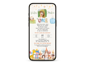 Invitatie Taierea Motului - Turta, Forever Friends, Format Digital