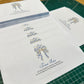 Invitatie Botez Elegant Baby Boy, Format Digital