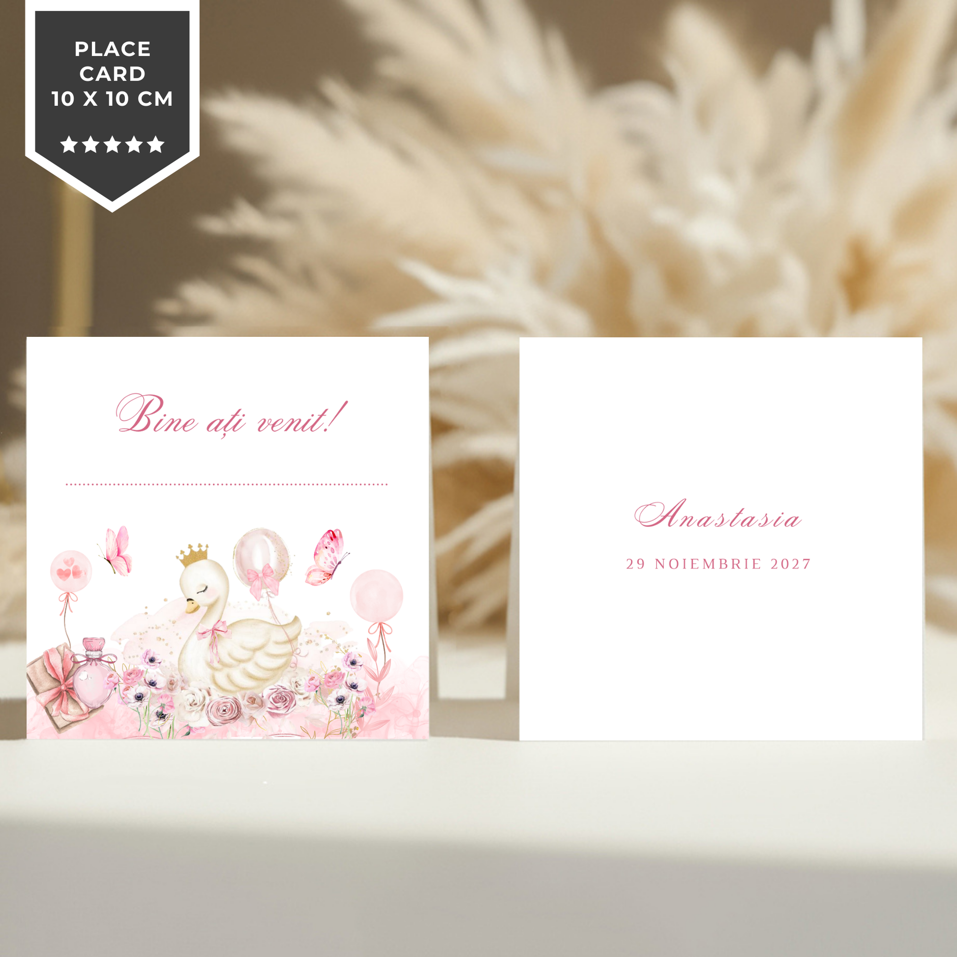 Invitatie Botez Baby, Format Digital-BalloonEvents.ro