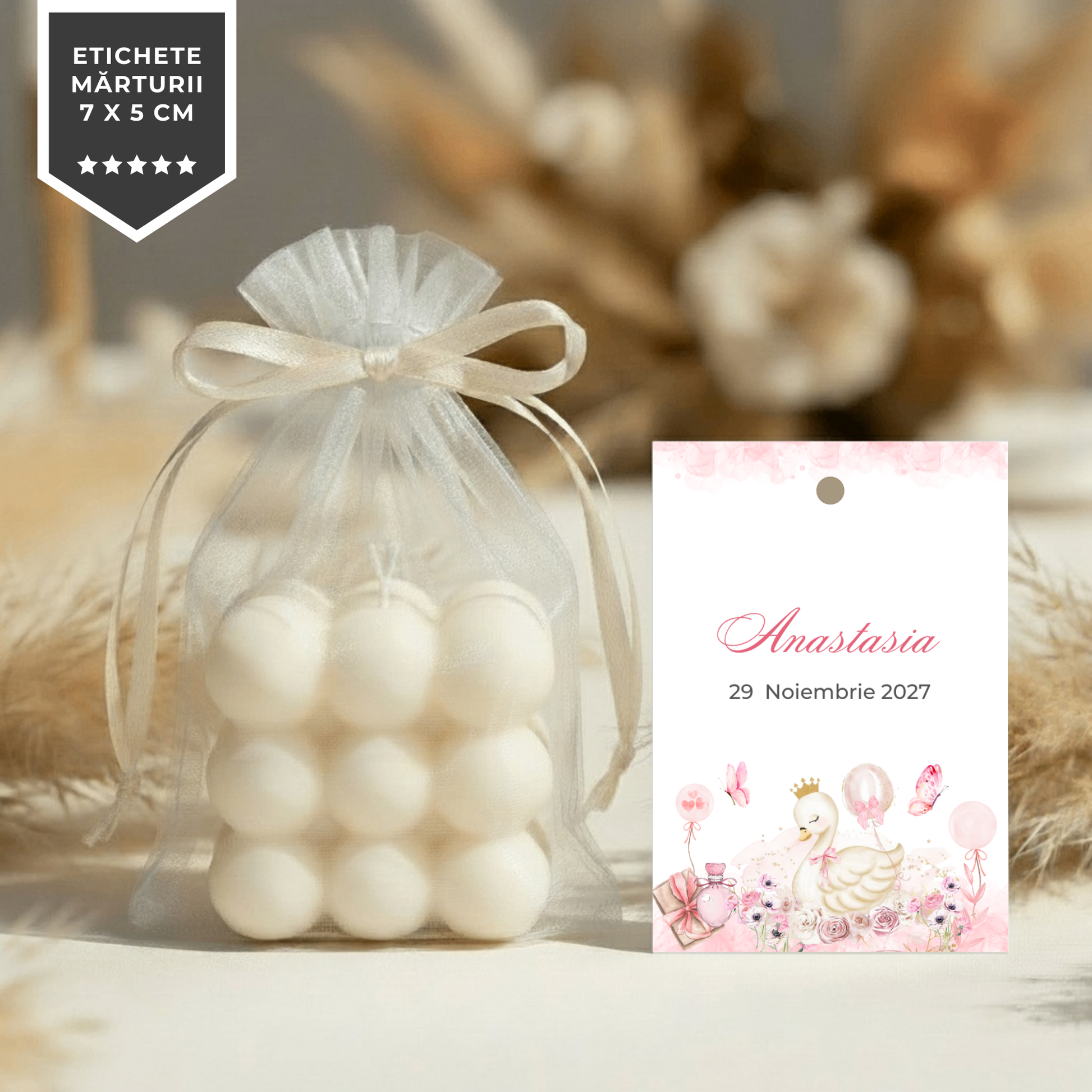 Invitatie Botez Baby, Format Digital-BalloonEvents.ro
