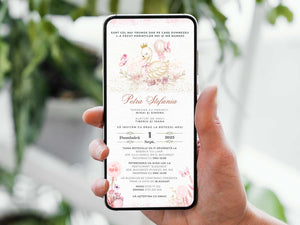 Invitatie Botez Baby, Format Digital