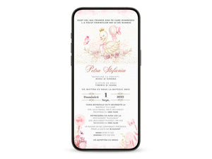 Invitatie Botez Baby, Format Digital