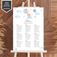 Invitatie Botez Balloon Bouquet Boy, Format Digital-BalloonEvents.ro