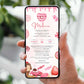 Invitatie Botez Donuts, Format Digital