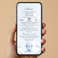Invitatie Botez Fly With Me, Format Digital-BalloonEvents.ro