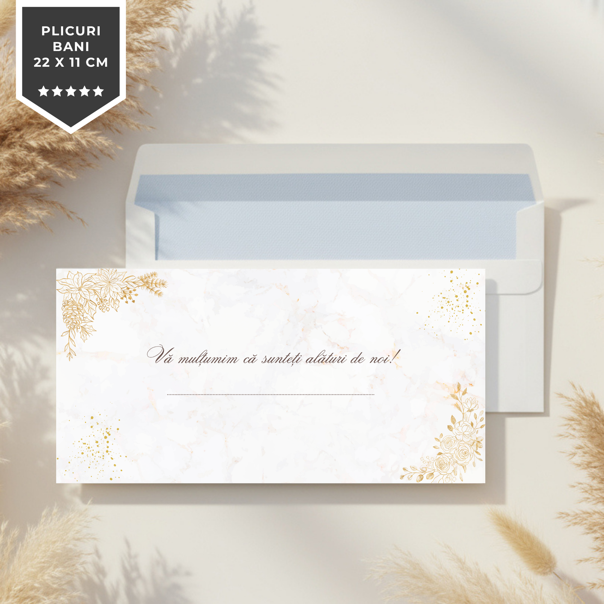 Invitatie Botez Goldie, Format Digital-BalloonEvents.ro