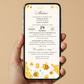 Invitatie Botez Honey Bee, Format Digital-BalloonEvents.ro