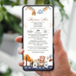 Invitatie Botez Jucausul Familiei, Format Digital-BalloonEvents.ro