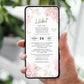 Invitatie Botez Lilibet, Format Digital