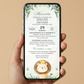 Invitatie Botez Lion, Format Digital