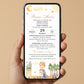 Invitatie Botez Little Prince Castle, Format Digital-BalloonEvents.ro