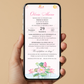 Invitatie Botez Lotus Harmony, Format Digital-BalloonEvents.ro