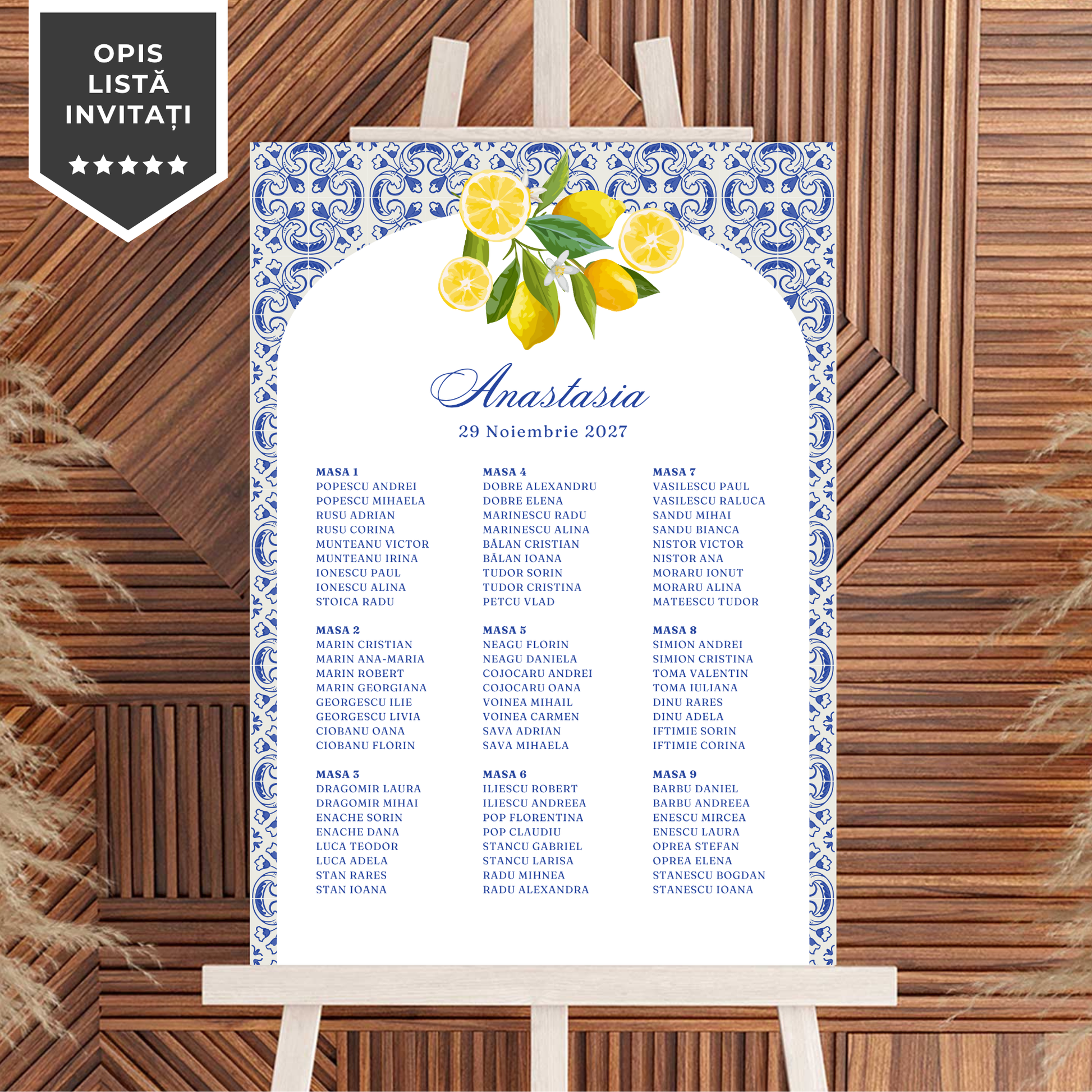 Invitatie Botez Mediterranean, Format Digital-BalloonEvents.ro